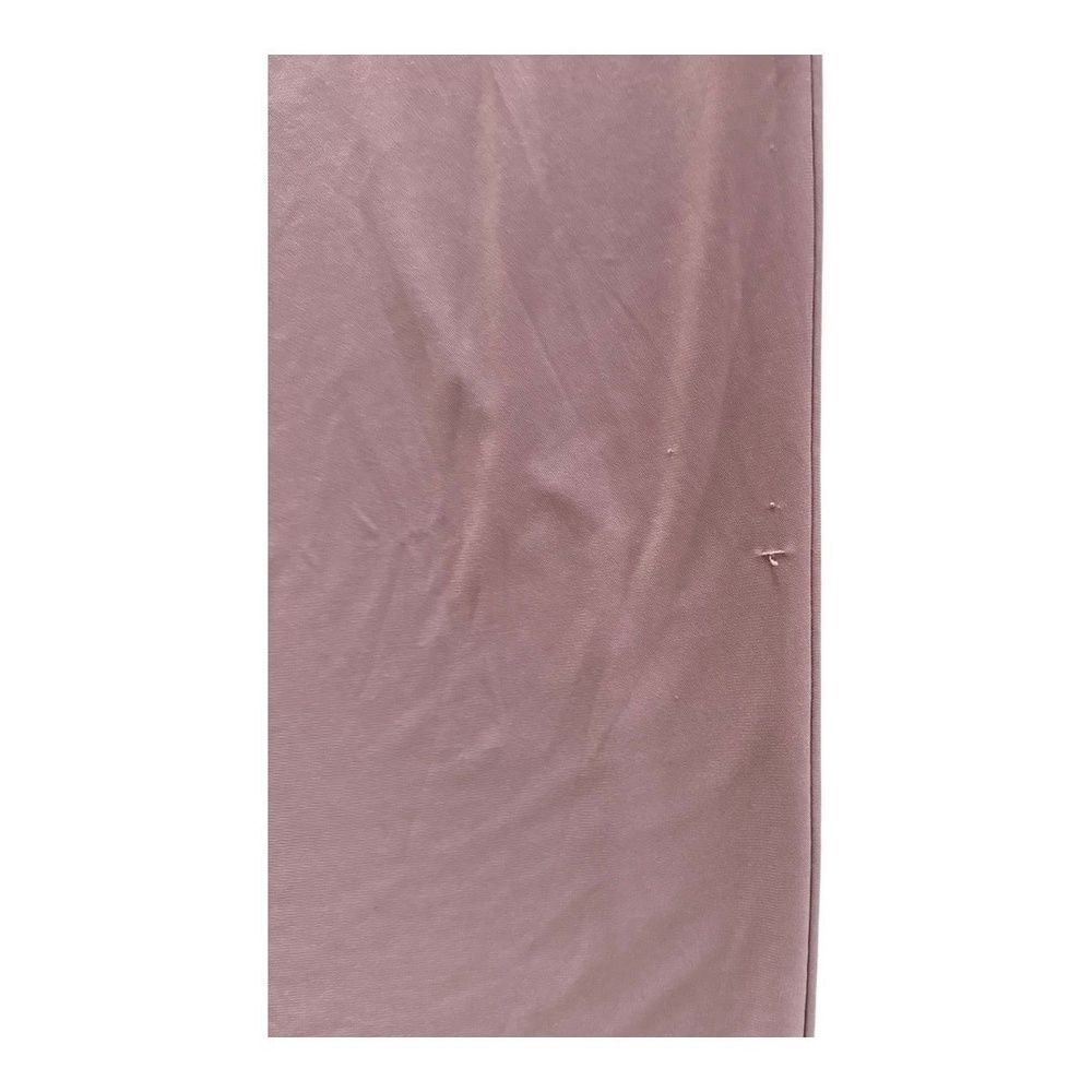 blanc Dusty Mauve Smooth Stretch Bodycon Pencil Midi Skirt High Waist Office M - Picture 5 of 11